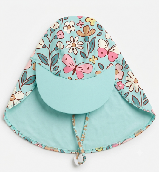 BONNET POUR BÉBÉ FLORAL PASTEL