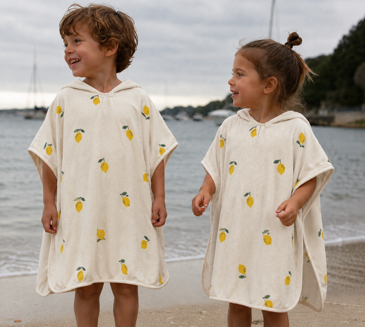 PONCHO DE PLAGE LEMON BREEZE