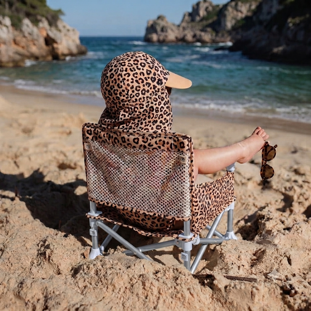 CHAISE BÉBÉ LÉOPARD